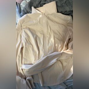 SHEIN Women's Cream Bomber Jacket